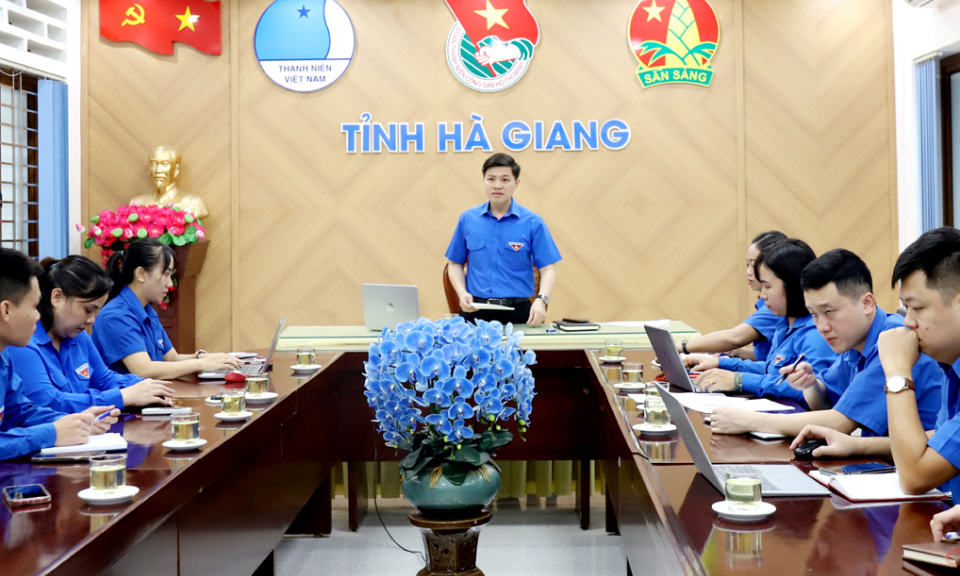 Hội nghị lấy &yacute; kiến v&agrave;o dự thảo Hướng dẫn của BTV Tỉnh đo&agrave;n về quy tr&igrave;nh, thủ tục bồi dưỡng, tạo nguồn giới thiệu đo&agrave;n vi&ecirc;n ưu t&uacute; để cấp ủy xem x&eacute;t, kết nạp v&agrave;o Đảng