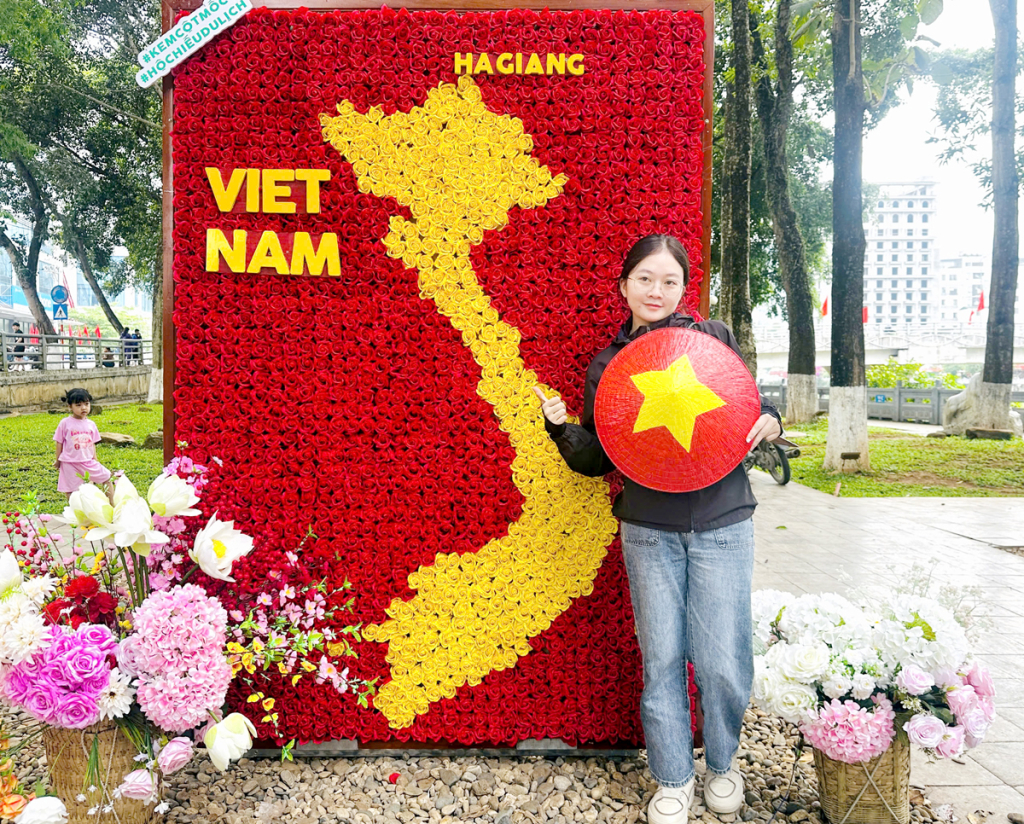 Các điểm chụp ảnh được chuẩn bị chu đáo, giúp du khách có những bức ảnh đẹp khi đến Hà Giang.