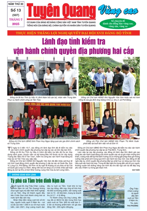 B&aacute;o Tuy&ecirc;n Quang v&ugrave;ng cao số 507