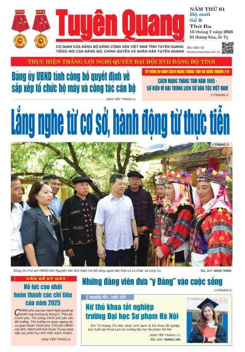 B&aacute;o Tuy&ecirc;n Quang số 9