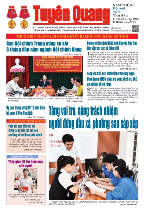 B&aacute;o Tuy&ecirc;n Quang số 7