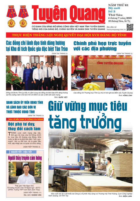 B&aacute;o Tuy&ecirc;n Quang số 3