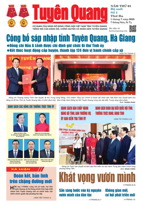 B&aacute;o Tuy&ecirc;n Quang số 1