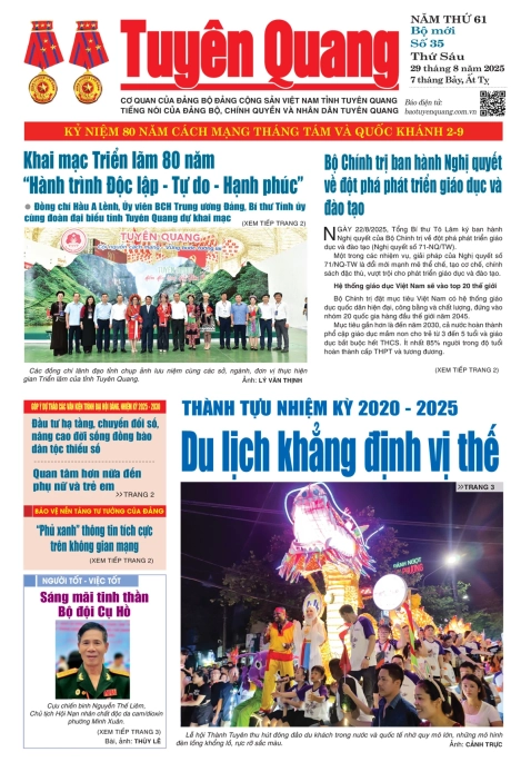 B&aacute;o Tuy&ecirc;n Quang số 35