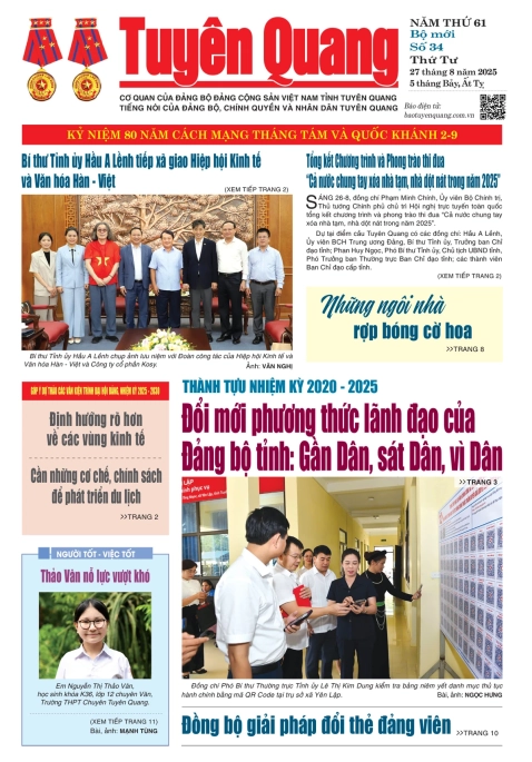 B&aacute;o Tuy&ecirc;n Quang số 34