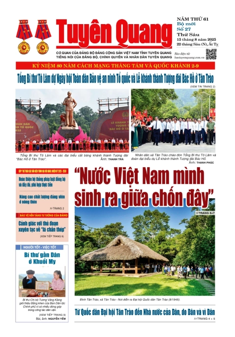 B&aacute;o Tuy&ecirc;n Quang số 27