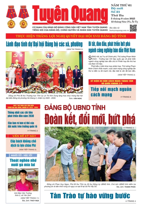 B&aacute;o Tuy&ecirc;n Quang số 21