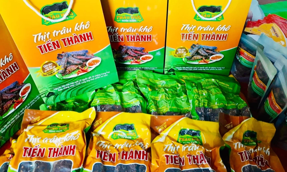 The flavor of mountain buffalo meat