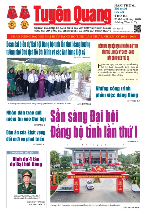B&aacute;o Tuy&ecirc;n Quang số 49