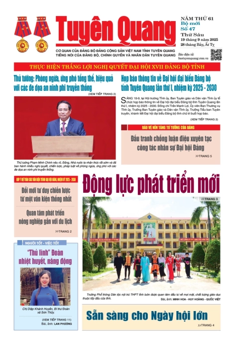B&aacute;o Tuy&ecirc;n Quang số 47