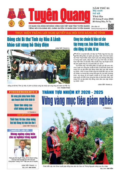 B&aacute;o Tuy&ecirc;n Quang số 45