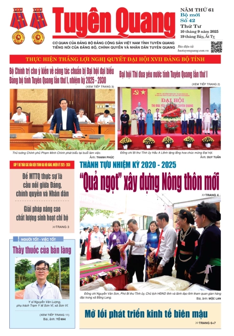 B&aacute;o Tuy&ecirc;n Quang số 42