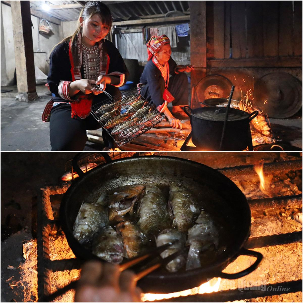 Fried carp is an indispensable dish during the harvest season.