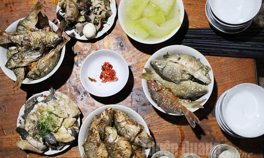 Unique dishes from field carp of the upland people in Tuyen Quang