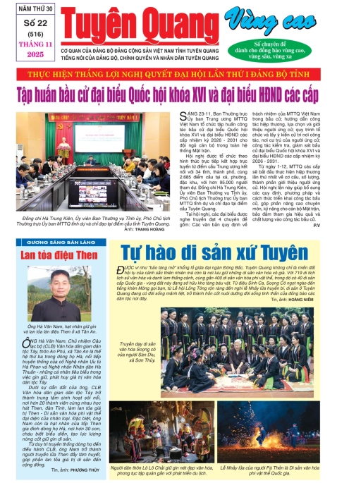 B&aacute;o Tuy&ecirc;n Quang v&ugrave;ng cao số 516