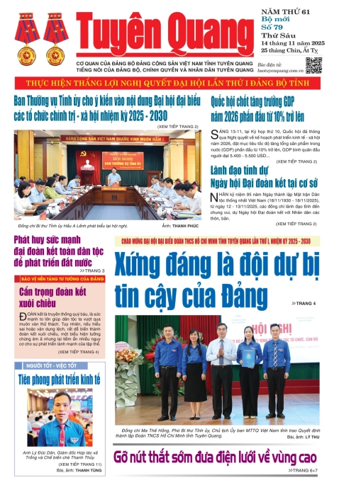 B&aacute;o Tuy&ecirc;n Quang số 79