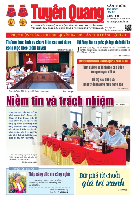 B&aacute;o Tuy&ecirc;n Quang số 78