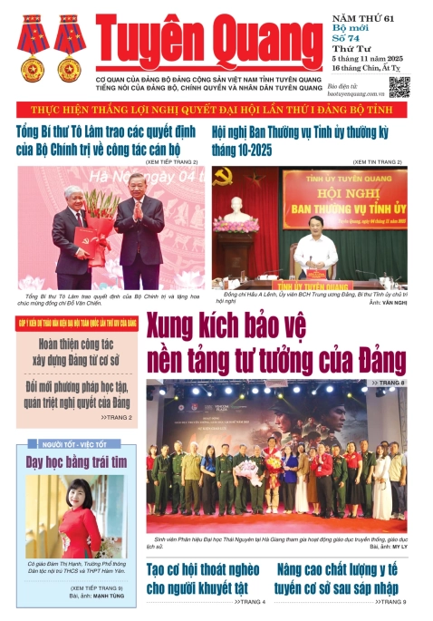 B&aacute;o Tuy&ecirc;n Quang số 74
