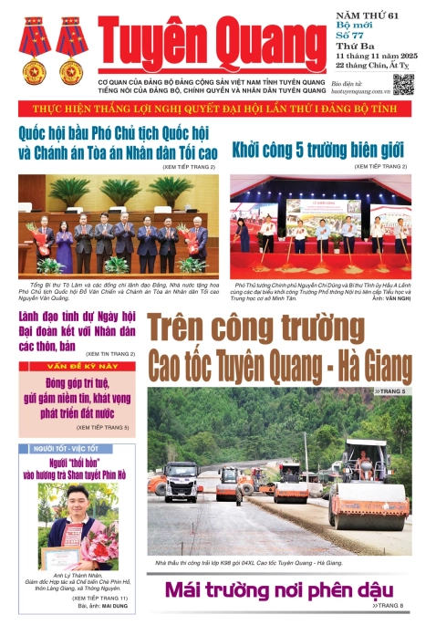 B&aacute;o Tuy&ecirc;n Quang số 77