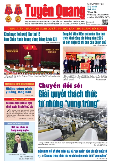 B&aacute;o Tuy&ecirc;n Quang số 101
