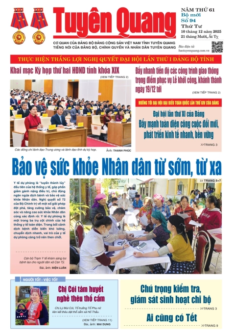 B&aacute;o Tuy&ecirc;n Quang số 94