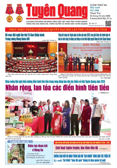 B&aacute;o Tuy&ecirc;n Quang số 102