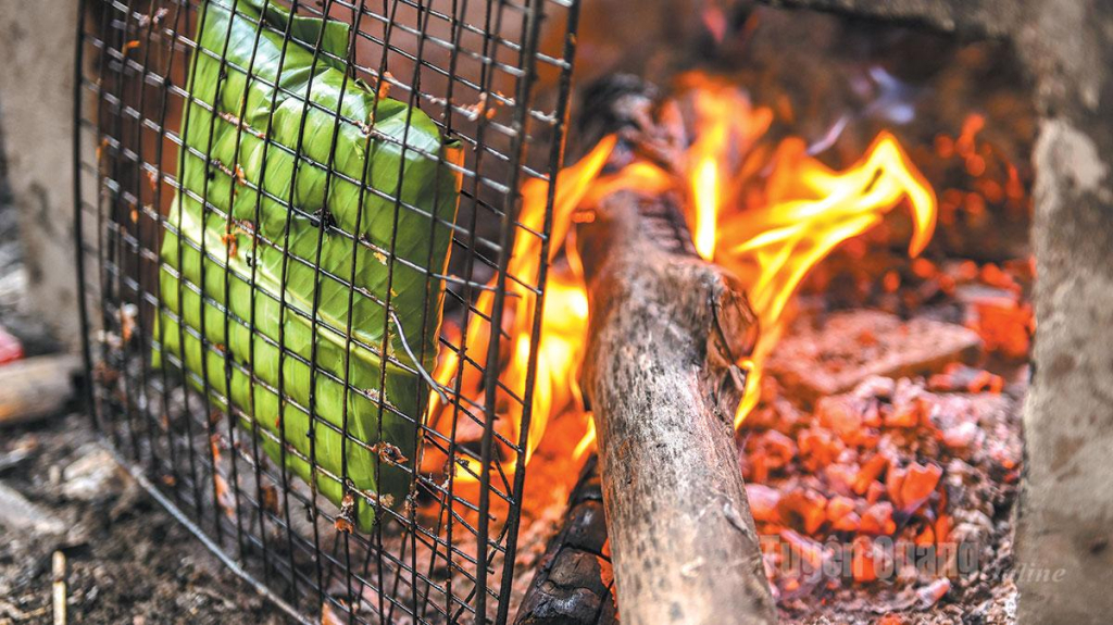 Grilled rock moss.