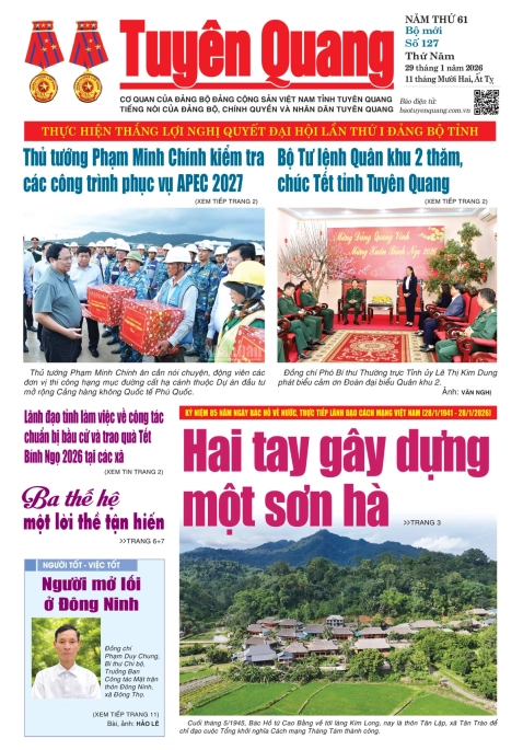 B&aacute;o Tuy&ecirc;n Quang số 127