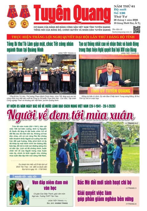 B&aacute;o Tuy&ecirc;n Quang số 126