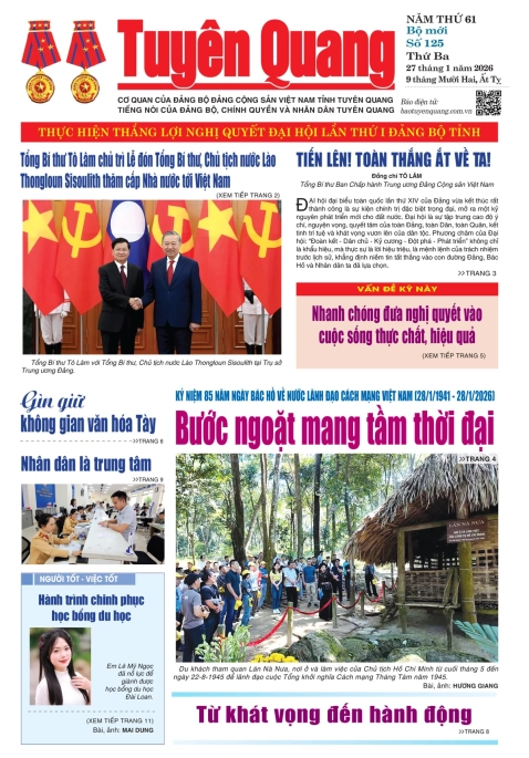 B&aacute;o Tuy&ecirc;n Quang số 125