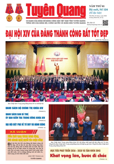 B&aacute;o Tuy&ecirc;n Quang số 124