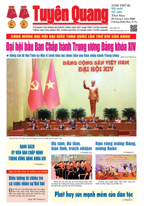 B&aacute;o Tuy&ecirc;n Quang số 123