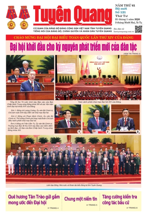 B&aacute;o Tuy&ecirc;n Quang số 121