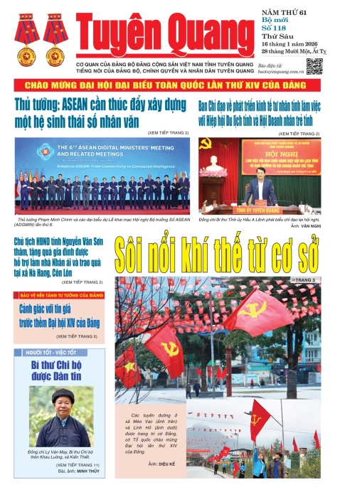 B&aacute;o Tuy&ecirc;n Quang số 118
