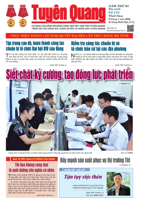 B&aacute;o Tuy&ecirc;n Quang số 113