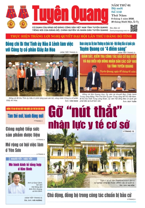 B&aacute;o Tuy&ecirc;n Quang số 112