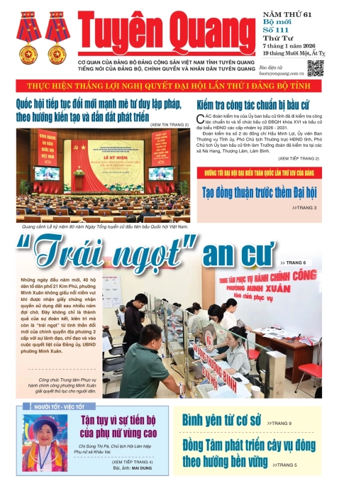 B&aacute;o Tuy&ecirc;n Quang số 111