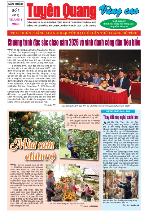 B&aacute;o Tuy&ecirc;n Quang v&ugrave;ng cao số 519