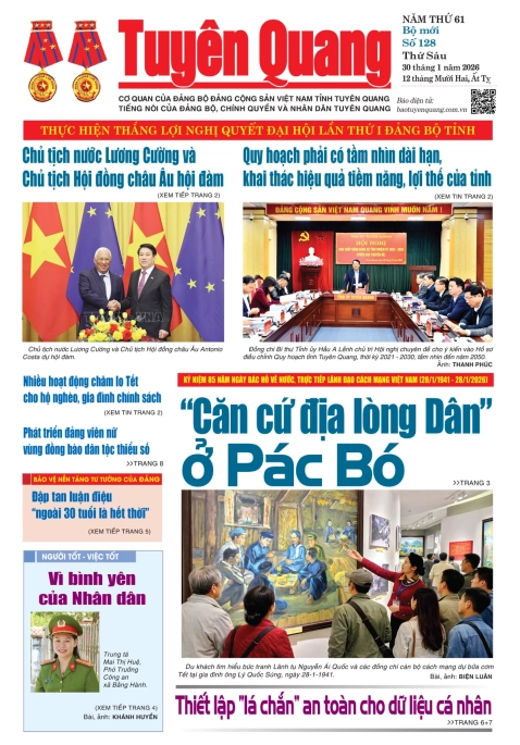 B&aacute;o Tuy&ecirc;n Quang số 128