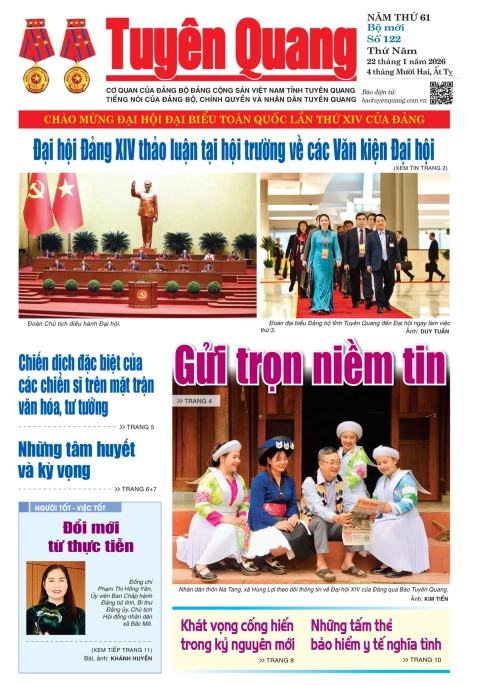 B&aacute;o Tuy&ecirc;n Quang số 122