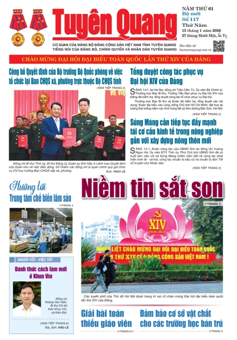 B&aacute;o Tuy&ecirc;n Quang số 117