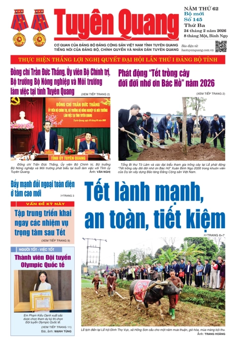 B&aacute;o Tuy&ecirc;n Quang số 145