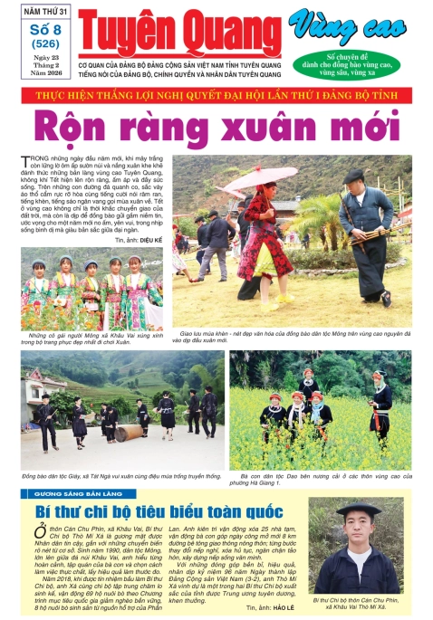 B&aacute;o Tuy&ecirc;n Quang v&ugrave;ng cao số 526