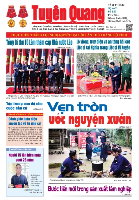 B&aacute;o Tuy&ecirc;n Quang số 133