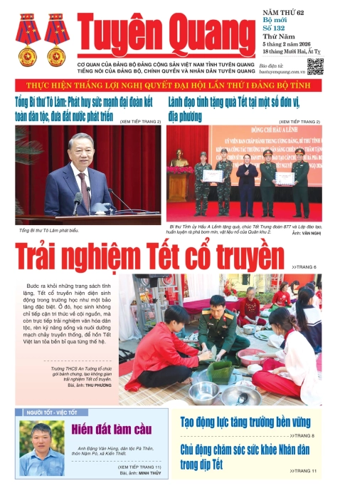 B&aacute;o Tuy&ecirc;n Quang số 132