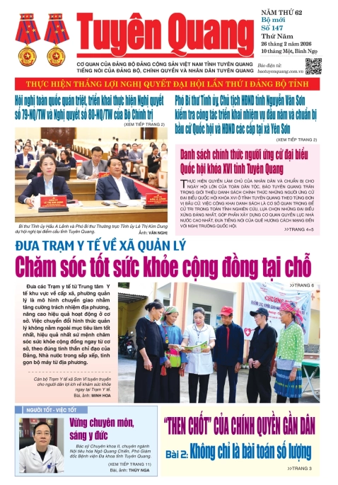 B&aacute;o Tuy&ecirc;n Quang số 147