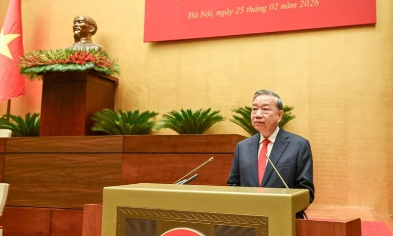 Ph&aacute;t biểu của Tổng B&iacute; thư T&ocirc; L&acirc;m tại Hội nghị to&agrave;n quốc qu&aacute;n triệt v&agrave; triển khai thực hiện Nghị quyết số 79-NQ/TW, Nghị quyết số 80-NQ/TW của Bộ Ch&iacute;nh trị