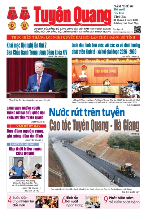 B&aacute;o Tuy&ecirc;n Quang số 165