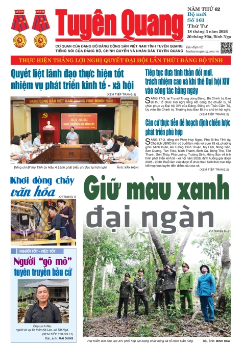 B&aacute;o Tuy&ecirc;n Quang số 161