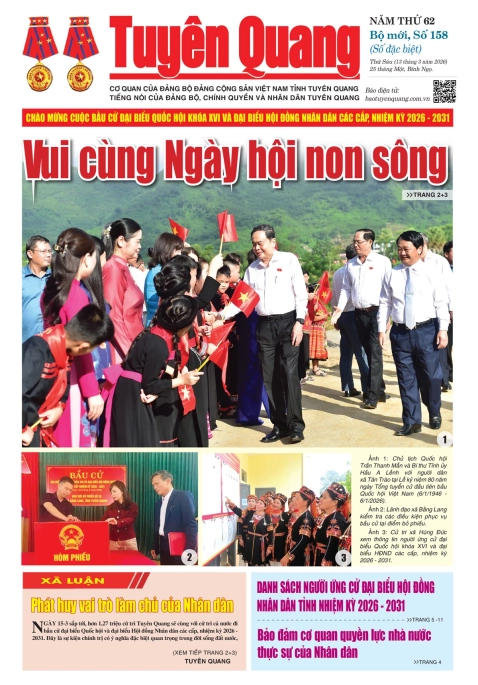 B&aacute;o Tuy&ecirc;n Quang số 158